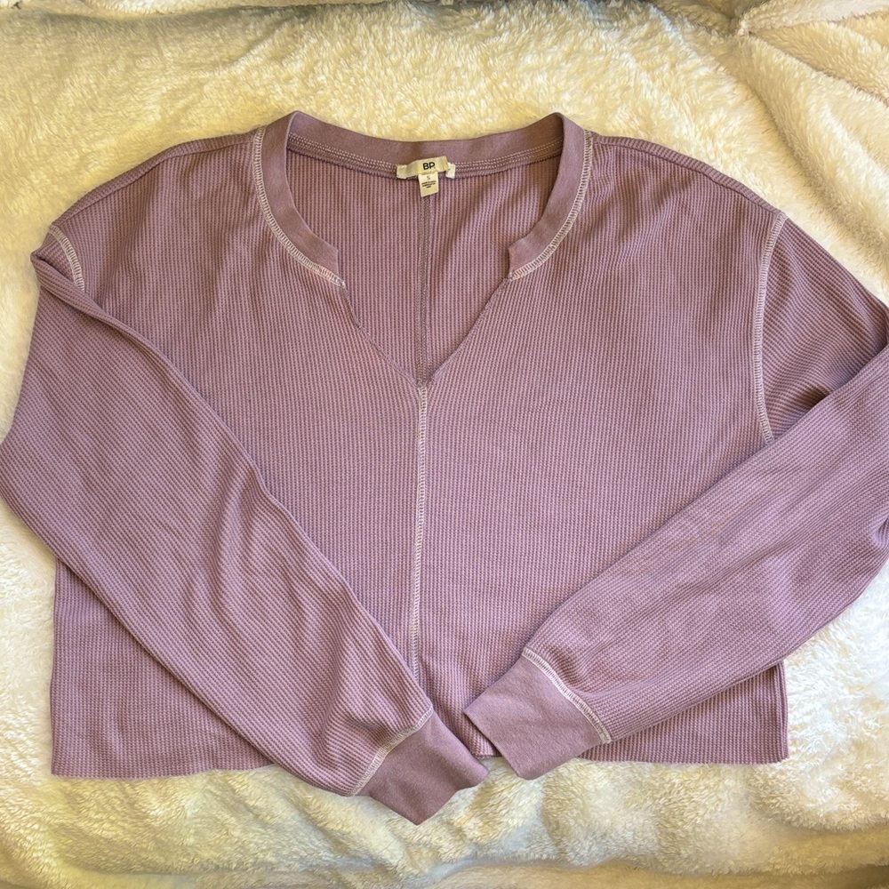 BP Lavender Long Sleeve Sweater